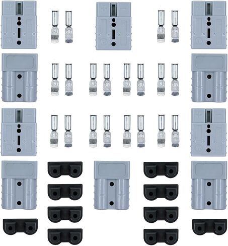 MEIVIFPV 10Pcs 50A Battery Quick Connector 50 Amp Battery Cable Connector Plug 7/8/10/12 Gauge Battery Quick Disconnect Connector Plug in Saudi Arabia