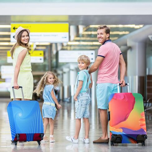 PATIKIL Luggage Covers, Fits 26-29 Inch Washable Suitcase Cover Protectors Anti-Scratch Travel Luggage Covers Suitcase Protector in Saudi Arabia