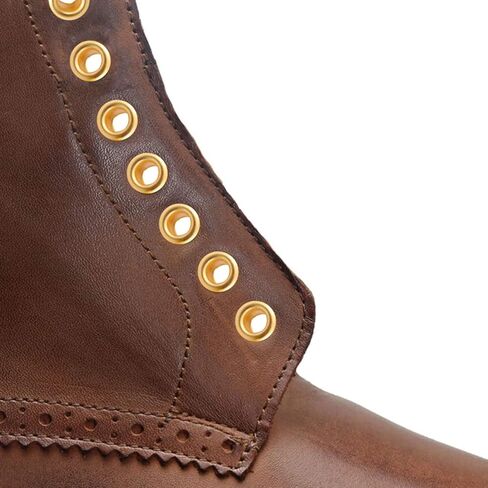 فتحات مقاس 100 × 2 مم للملابس والمصنوعات اليدوية الجلدية - حلقات لإضافة الأشرطة والأربطة والنسيج في المشاريع الفنية والخياطة - مثالية للحقائب وسجلات القصاصات وإصلاح الملابس (ذهبي وردي) in Kuwait