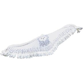 Owl Scarf Shawl, Owl Knitted scarves, Scarfs for Women White Reversible Print, Womens Warm Long Shawl Winter Wraps