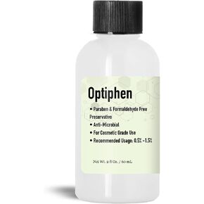 Optiphen Preservative (2 Oz / 60 mL) Optiphen Natural Preservative for Cosmetics Water Soluble Paraben Free Broad Spectrum Preservative for Lotion Making by Talsen Chemicals in Kuwait