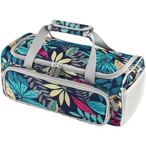 Carrying Case for Cricut Joy Xtra，for Cricut Accessories Cricut Tools,Front and Back Side Full Open,for Extra Machine Storage,Dust Cover, and Travel Carry Store Various Supplies(Pink)