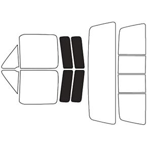 Rvinyl Window Tint Kit Compatible with Ford F-150 1980-1991 (2 Door) - Complete Precut Kit - 20%