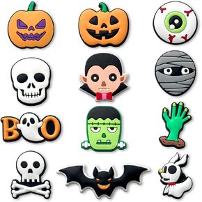 Halloween Witch Autumn Mexico Shoe Charms for Clog Slides Sandals, Cute Shoe Accessories for Adults Party Favor