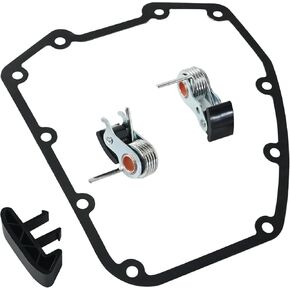 UOIENRT 39954-99A Cam Chain Tensioner with Cover Gasket and Guide Replacement for 1999-2006 Harley Twin Cam