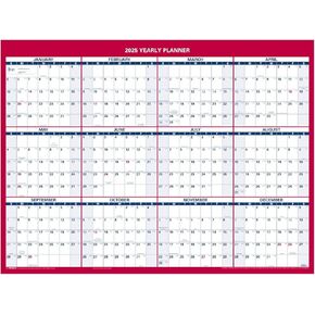 AT-A-GLANCE 2026 Erasable Calendar, Dry Erase Wall Planner, 12" x 16", Small, Vertical-Horizontal, Reversible, Compact (PM330B2826)