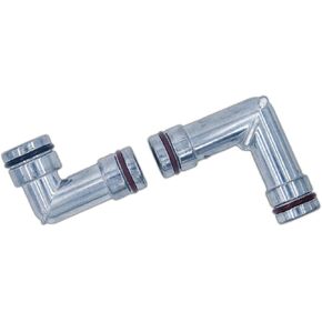 Upgrade HVAC Heater Hose Fitting, HVAC Hose Connector Kit Compatible with Buick Allure LaCrosse Lesabre Regal Riviera, Chevy Camaro Impala Lumina Monte Carlo with 6 Cyl 3.8L (Aluminum)