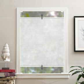 Flamax Custom Size Tension Holding Top Down Bottom Up Cellular Shades,Light Filtering & Privacy Top Down Blinds,Electricity-Saving & Noise Reduction Top Down Bottom Up Cellular Shades, 34" W x 36" H