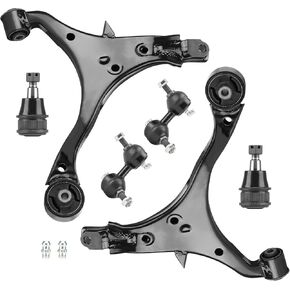 Front Left&Right Lower Control Arms w/Ball Joints Sway Bar End Links Suspension Kit for 2002-2006 Honda CR-V (6pc)