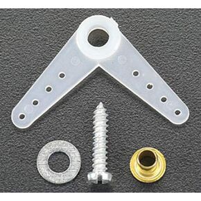 Du-Bro 167 90 Degree Nylon Bellcrank Assembly (2-Pack)
