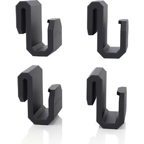 TWRAPS Cyber Hooks for Tesla Cybertruck 2024 - Grocery Bag Hanger Hooks Organizer Compatible with MOLLE Panels & Vault Cargo Divider, Holder for Totes Purses Handbags Accessories (Set of 4)