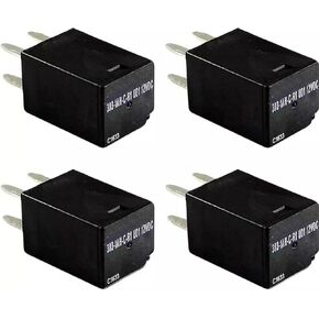 Automotive Purpose Relays 303-1AH-C-R1 U01 12VDC 20A Compatible with Polaris RZR Slingshot Ranger Sportsman Cooling Fan Relay, 4 Pack 303-1AH-S-R1 New