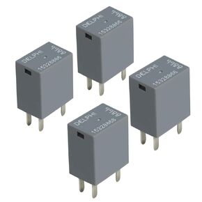 Relay 15328866, 12VDC 20A 4-Pin High Power Relay, Fit for GM GMC Buick Chevy Ac Clutch Relay, Set of 4