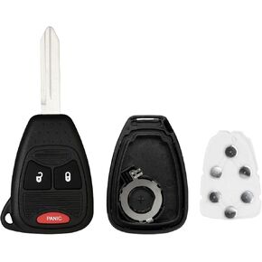 StandardAutoPart Premium Shell Case for Remote Head Key, Rugged Design Compatible with Chrysler PT Cruiser Caliber Durango Ram Nitro Compass Patriot Wrangler OHT692427AA 68003659AA (Shell Case)