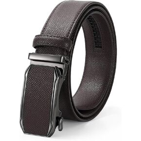 JASGOOD Mens Ratchet Belt Click Leather Belt Mens Dress Belt