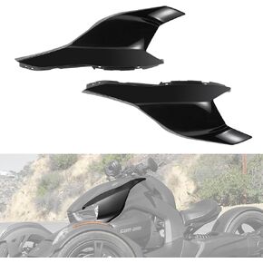 Gloss Black Fairing Panels for Can-Am Ryker 600, 900, Sport & Rally Edition (2019-2024), Plastic Fairing Panels for Can-Am Ryker All Models Accessories, 2PCS (Replaces OEM #219400803)