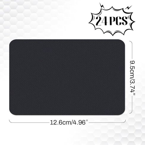 24 قطعة من رقعات الكي على القماش، 3 بوصات × 4-1/4 بوصة، رقعات قماشية للكي على القماش من الداخل والخارج، طقم تزيين إصلاح وردي اللون للملابس in Kuwait