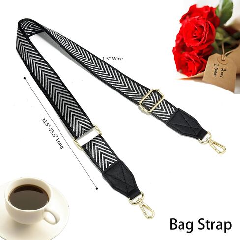 LEMEDE Purse Strap Replacement Crossbody 1.5" Wide Shoulder Strap Adjustable Straps Handbag Strap Replacement Belts in Saudi Arabia