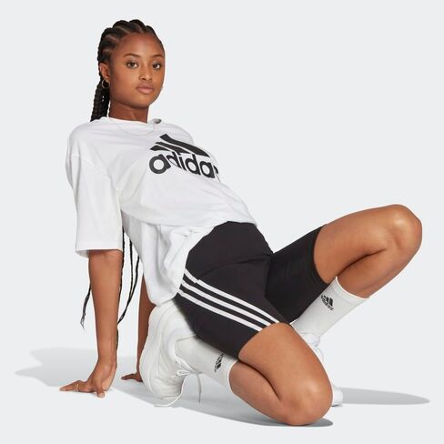 شورت Future Icon ثلاثي الخطوط لراكبي الدراجات النارية من أديداس للنساء in Kuwait