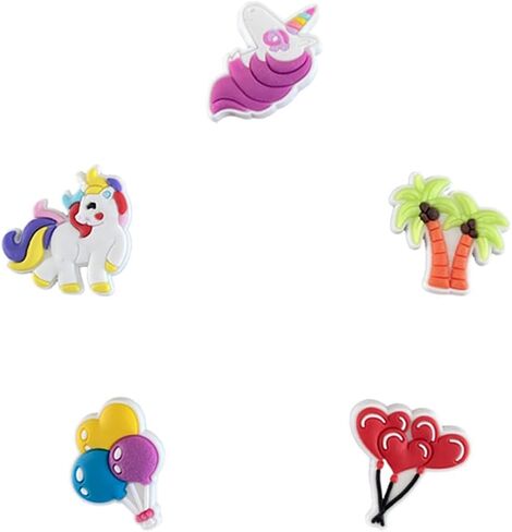 Lot of 100 Pcs Random PVC Different Shape Shoe Charms for Shoe Decoration Accessories in Saudi Arabia
