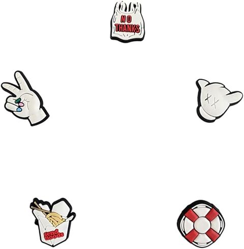 Lot of 100 Pcs Random PVC Different Shape Shoe Charms for Shoe Decoration Accessories in Saudi Arabia