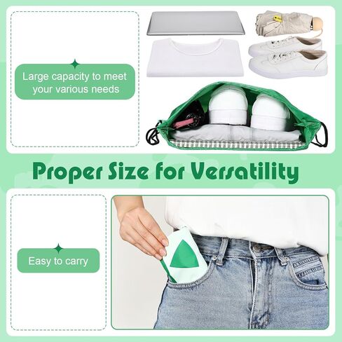 12 قطعة من أكياس رباط للتوعية بالصحة العقلية من Paterr، حقيبة ظهر برباط لجمع التبرعات بشريط أخضر كبير، حقائب تخزين للتبرع، هدايا شهر للتوعية بالصحة العقلية من أجل الأمل والشجاعة وقوة جمع التبرعات in Kuwait