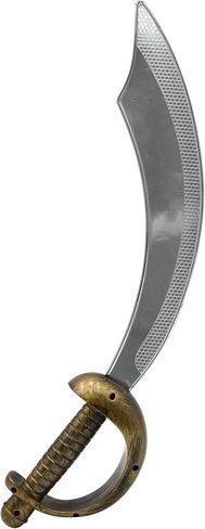 Nicky Bigs Novelties Fantasy Cosplay Plastic Arabian Curved Pirate Sword Cutlass Prop Weapon Costume in Saudi Arabia