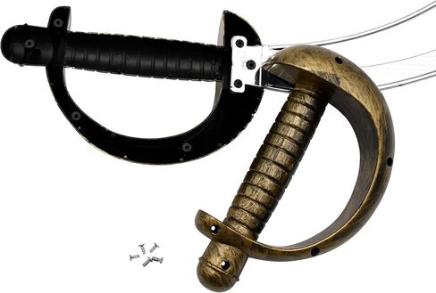 Nicky Bigs Novelties Fantasy Cosplay Plastic Arabian Curved Pirate Sword Cutlass Prop Weapon Costume in Saudi Arabia