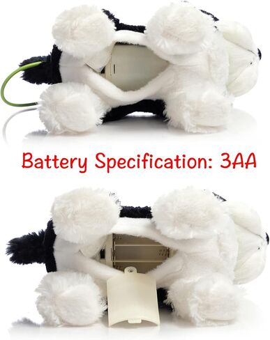 HollyHOME Plush Animated Puppy Dalmatian Puppy Dog Toy Pet with Remote Control Leash Walking, Barking and Waging Tails Electronic Puppy 11 Inches Gifts for Kids in Saudi Arabia