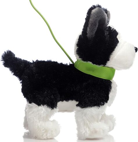 HollyHOME Plush Animated Puppy Dalmatian Puppy Dog Toy Pet with Remote Control Leash Walking, Barking and Waging Tails Electronic Puppy 11 Inches Gifts for Kids in Saudi Arabia