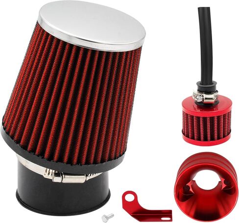 Upgraded Mini Bike Air Filter Adapter Kit for Predator 212cc Coleman CT200U CT200U-EX BT200X KT196 224cc 196cc 6.5hp Honda GX160 GX200 Engine Go Kart Performance Parts in Kuwait