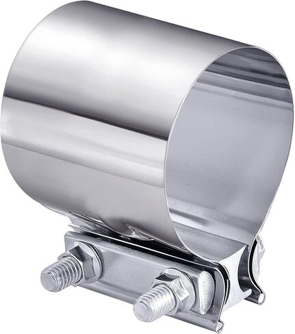 Exhaust Clamp,Car Accessories Exhaust Band Clamp,Muffler Clamp,Stainless Steel Exhaust Clamps,2.0" 2.25" 2.5" 2.75" 3.0" 4.0" Exhaust Pipe Clamp for Pipes,Mufflers,Catalytic Converters（2 inch) in Saudi Arabia