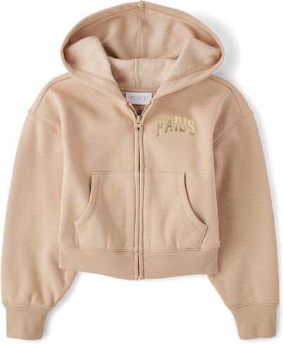 The Children's Place Girls' Long Sleeve Active Hooded Fleece Full Zip Up in Saudi Arabia