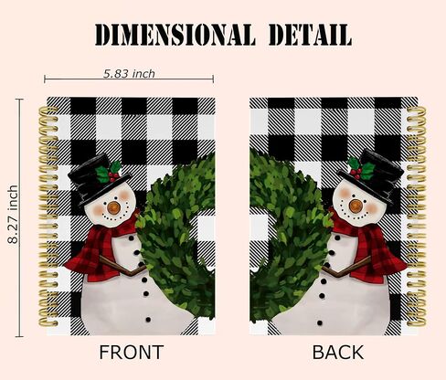 Knibeo Vintage Santa Pink Christmas Notebook - Santa Christmas Notebook, Pink Notebook, Merry Christmas Notebook, 5.5×8.3 Lined Paper Spiral Bound Notebook with 164 Pages in Kuwait