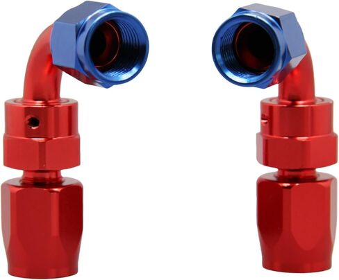 2 قطعة 6AN AN6 90 درجة دوارة وصلة طرفية للخرطوم محول لخرطوم الوقود CPE المضفر in Kuwait