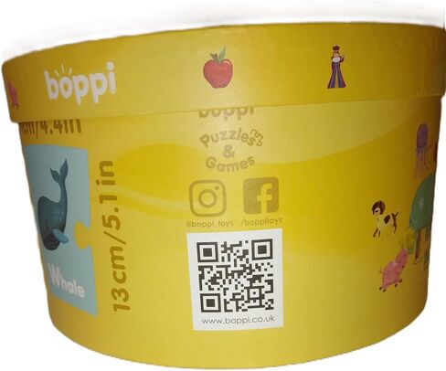 boppi Alphabet Jigsaw Floor Puzzle - Early Literacy Development Kids Jigsaws Age 3 and Up - 26 Pieces Montessori Toddler Puzzles/ABC Flash Cards in Kuwait