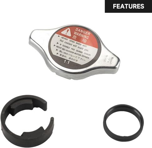 Engine Radiator Filler Neck with Sealed Cap Upper Radiator Coolant Filler Neck Water Pipe - Compatible for Toyota Sienna 2007-2010 for Lexus RX350 2007-2009 - Replace Part 16431-31490 16401-62100 in Saudi Arabia