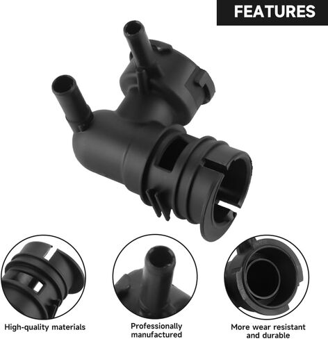 Engine Radiator Filler Neck with Sealed Cap Upper Radiator Coolant Filler Neck Water Pipe - Compatible for Toyota Sienna 2007-2010 for Lexus RX350 2007-2009 - Replace Part 16431-31490 16401-62100 in Saudi Arabia
