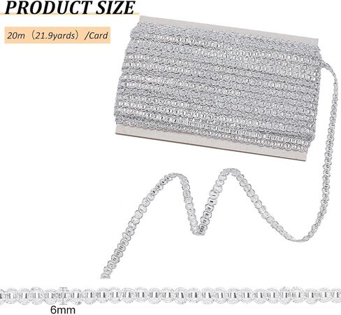 MAYJOYDIY 22 Yards S Shaped Gold Gimp Braid Trim 0.24inch Wide Polyester Lace Trim Ribbon Decorative Woven Braid Trim Fabric Trim for Sewing Bag DIY Crafts Costume Curtain Lampshades in Saudi Arabia