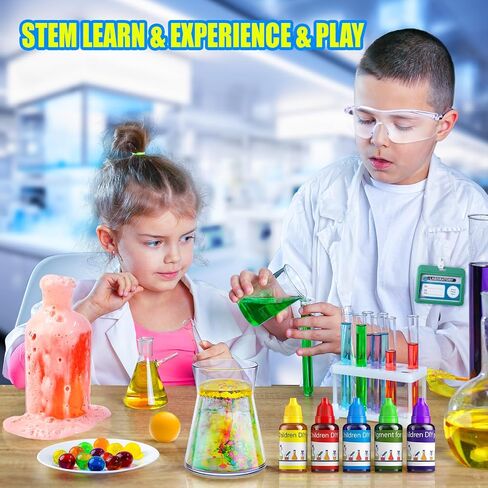 90 Lab Experiments Science Kit for Kids, STEM Activities Educational Scientist Toys Gifts for Age 6-12 Year Old Boys Girls, Chemistry and Physics Set Toys, Volcano Eruption in Saudi Arabia