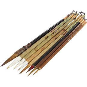 Professional Chinese Art Brush Set 8 Pcs Chinese Paint Brush Kit
