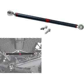 Black Carbon Fiber Clutch Shift Shifter Linkage Rod Fits for Harley Davidson Softail,Deluxe,Fat Boy, Heritage Softail,Softail Slim Sport Glide, Breakout and Touring (Chrome)