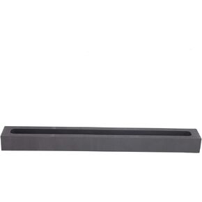 Graphite Ingot Mold, Bar Slot Gold Silver Copper Aluminum Melting Casting Refining Graphite Ingot Mould 250x30x20mm