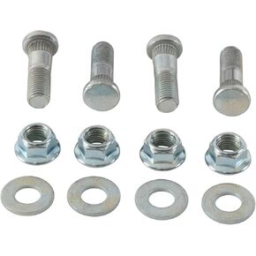 All Balls Racing 85-1066 Wheel Stud and Nut Kit Compatible with/Replacement For Suzuki LT 500 R 1987-1990