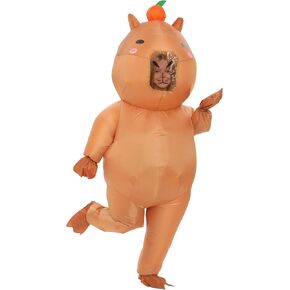 Inflatable Capybara Costume Kids Halloween Costume Kid Girls Boys Funny Animal Blow up Costumes Kid for Cosplay Party