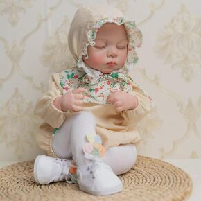 DAYOFF KIDS Reborn Baby Dolls, 20 Inch Lifelike Realistic Newborn Baby Doll That Look Real,The Best Christmas/Birthday Baby Doll Gift for Kids Age 3 +
