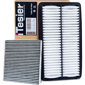 Engine Cabin Air Filter kit for Pilot 2016-2022, Ridgeline 2017-2024, Passport 2019-2024, MDX 2016-2020, Replaces 17220-5J6-A10, 80292-SDA-A01