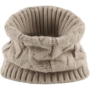 Zsedrut Fall Winter Women Scarves Cable Knitted Scarf For Women Warm Neck Warmer Cold Weather