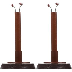 ibasenice Doll Figures Display Stand - 1pc Doll Stand Practical Doll Bracket Round Base Display Rack Children Toy Doll Rack Doll Display Stands Wooden Doll Holder Toy House Supplies