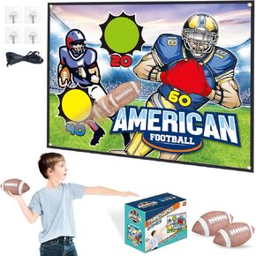 Baseball Toss Games Set- Backyard/Outdoor/Indoor Mini Baseball Throwing Target Toy with Sticky Goal-Baseball Birthday Gift Toys for Kids Yard Backyard Games,Baseball Toys Gifts for Boys Girls